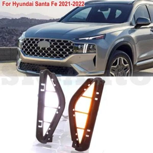 Fog Lamp for Hyundai Santa 2021-2022 Daytime Running Light W/Turn Signal LED DRL - Imagen 1 de 7