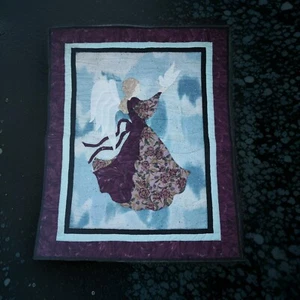 Riva Roark Stewart Vintage Weihnachten Engel Applikation 28" x 23" - Bild 1 von 4