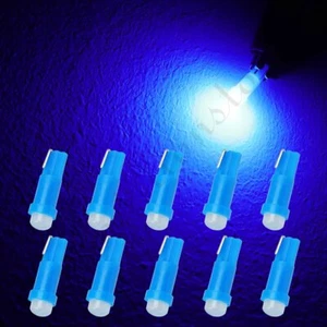 10x Blue T5 73 74 79 LED Bulb Instrument Cluster Panel Light For 1993-2003 Ford - Picture 1 of 11