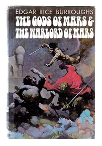 THE GODS OF MARS & THE WARLORD OF MARS Edgar Rice Burroughs/SFBC/Frank Frazetta - Picture 1 of 5