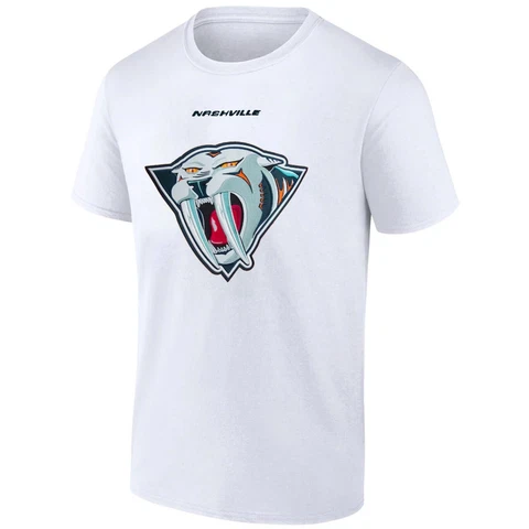 Nashville Predators Reverse Shirt  White unisex Cotton S-3XL Cover