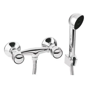 Bathroom Wall Mounted Chrome Plated Brass Mixer Shower Handle - Picture 1 of 2