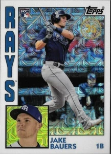 2019 Topps Series 1 Silver Pack 1984 Chrome Ref #T84-25 Jake Bauers Rays RC - Bild 1 von 1