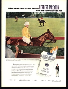 1953 HERBERT TAREYTON MR. ROBERT SKENE ARMY VETERAN POLO PLAYER PRINT AD - Picture 1 of 1