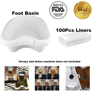 Bañera de pie para desintoxicación iónica eliminación de toxina iónica acceso máquina repuesto 100 revestimientos - Imagen 1 de 8