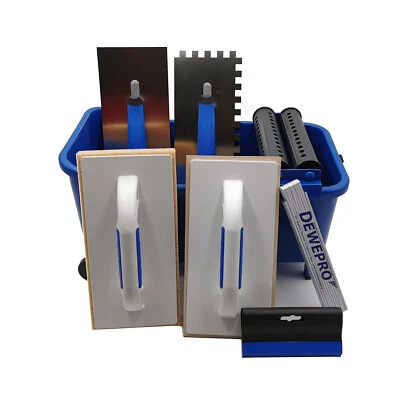 Waschset DEWEPRO Zubehör wählbar Waschbox 16L Wascheimer Fugbox für Fliesenleger - Bild 1 von 2