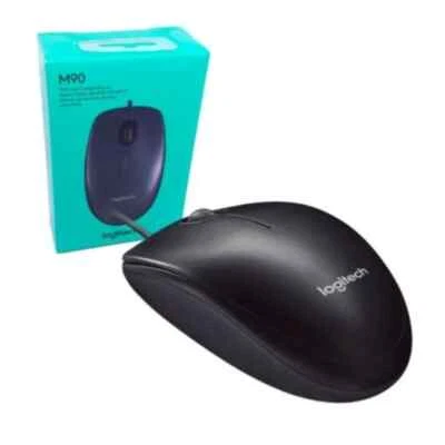 Logitech M90 (09785506675) Wired Optical Mouse NIB - (SEE PHOTOS) - Image 1 of 4