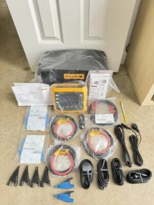 Fluke 1732 Three-Phase Energy Logger W / Iflex 1500-12 (CALIBRATED 2023-2024) - Picture 1 of 20