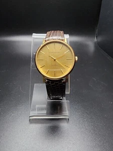Girard Perregaux Swiss Mens Watch 35mm Gold Plated Quartz Classique Elegance - Picture 1 of 18