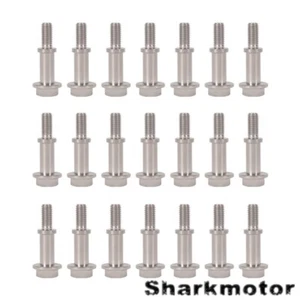 For BMW K75/K100 Titanium Alloy Engine Screw Set Sliver 21 PC - Picture 1 of 11