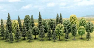 Busch 6589 N/TT Mixed Forest Trees - Picture 1 of 1