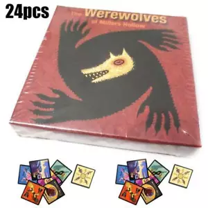 24stk Werwolf Kartenspiel Multiplayer Gathering Spielzeuge Brettspiel Kartenset; - Bild 1 von 7