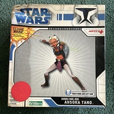 Star Wars The Clone Wars ArtFX Kotobukiya Ahsoka Tano w/ Rotta Figure w/ Box