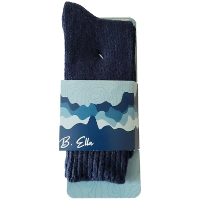 Calcetines Azul Marino Crew Lana Cachemira Mezcla Angora ESTE B.ella 7-9.5 M Cálidos Acogedores Foto 1 de 4
