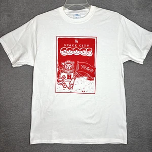 Houston Cougars Space City Coogs T-Shirt - Men's Adult M - SGA 2/10/25 White Out - Picture 1 of 10