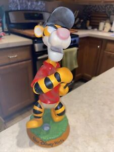 Disney Parks Tigger Golf Player Bobblehead Figurine  NEW RETIRED