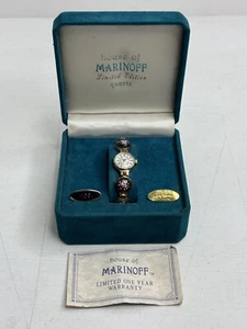 Hermoso reloj pulsera vintage de cuarzo ruso para mujer Marinoff hecho a mano - Imagen 1 de 15