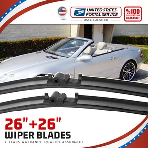 For MERCEDES W211 E550 E320 WINDSHIELD WIPER BLADE 26" OEM 2 SET 211 820 13 45 - Picture 1 of 10