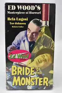 Bride Of The Monster Ed Wood Collection VHS Horror Video Bela Lugosi Rhino New - Picture 1 of 4