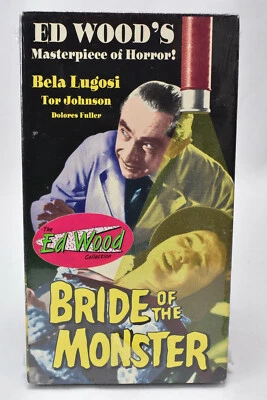 Bride Of The Monster Ed Wood Collection VHS Horror Video Bela Lugosi Rhino New - Image 1 of 4