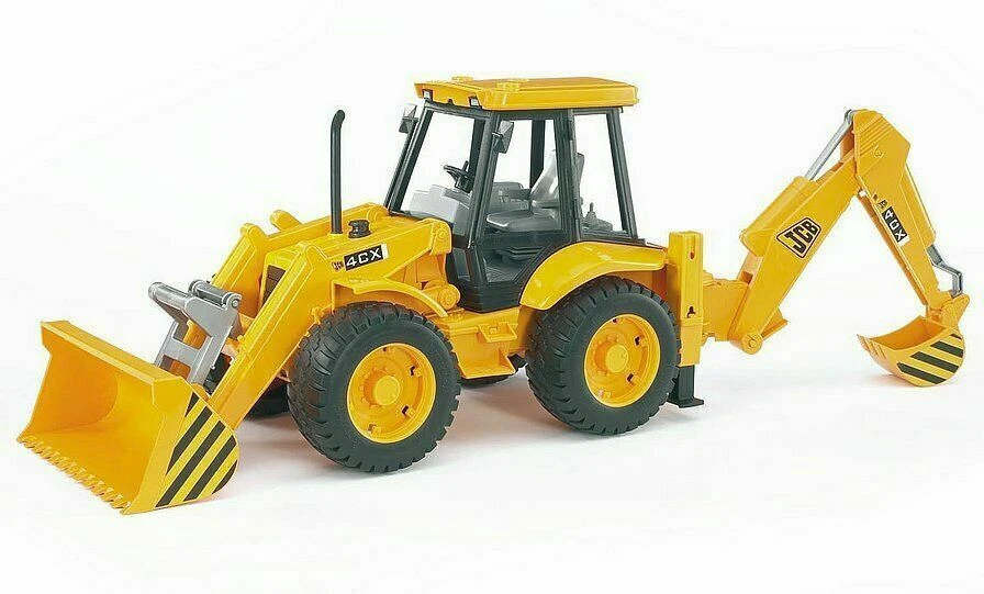 Bruder 02428 Caricatore JCB 4CX - Giocattolo-Scala 1:16 52X16X18,5CM - Immagine 1 di 4