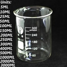 200ML-5000ML Chemistry Laboratory Glassware Beaker Beaker Borosilicate Measuring