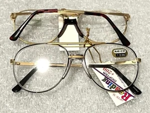 GAFAS DE LECTURA ESTILO AVIADOR CON NARIZ COMPLETA PIEZA - Imagen 1 de 1