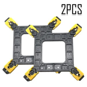 2X Adjustable 775/1155/1156/1366 CPU Desktop Backplate Cooler Bracket for Intel - Picture 1 of 9