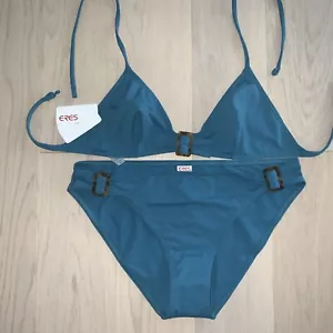 Eres buckle-embellished bikini 44 Blue New - Picture 1 of 11