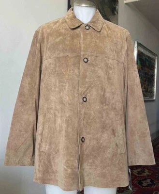 NORM THOMPSON SUEDE LEATHER JACKET / COAT NEW TAGS MEN SZ XL REG - Image 1 of 4