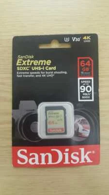 SanDisk Extreme 64GB SDXC - Image 1 of 2