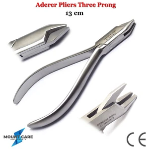 Dental Aderer Pliers Three Prong Orthodontics Wire Bending Plier Instruments - Bild 1 von 4