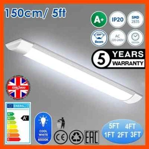 4 Fuß 6 Fuß 8 Fuß LED Streifen Lichter Latten Röhre Licht Büro Garage Decke Tageslichter - Bild 1 von 20
