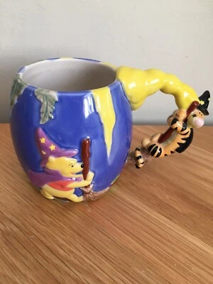 The Disney Store Halloween Winnie The Pooh Tigger Eeyore 3D Mug Cup Display Only - Image 1 of 4