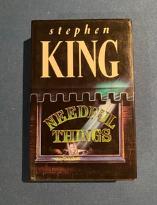 Needful Things by Stephen King (1991 First UK Hodder & Stoughton) HC/DJ - Picture 1 of 12