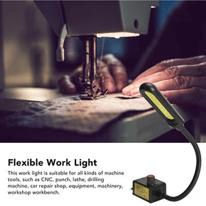 Magnetic Work Light Gooseneck Knob Switch Magnetic Base Flexible Work Light GFL - Picture 1 of 22