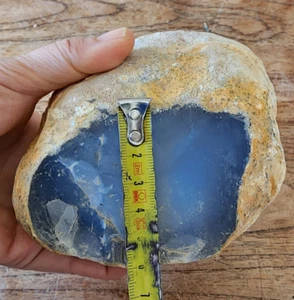 4.13 lbs (1.87 kg) A+++ Blue Chalcedony Rough, Natural Blue Chalcedony Rough - Picture 1 of 14