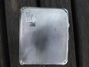 vintage silver cigarette cas - Picture 1 of 12
