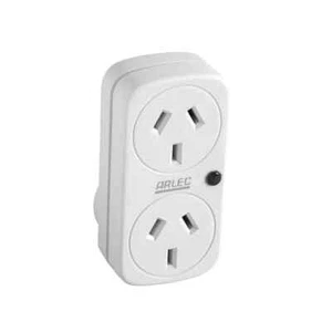 2400W Double Vertical Adaptor With Surge Protection AU - Picture 1 of 2