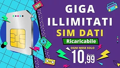 ALCATEL GIGA ILLIMITATI, SIM DATI a 10,99€ al mese Ricaricabile semplice