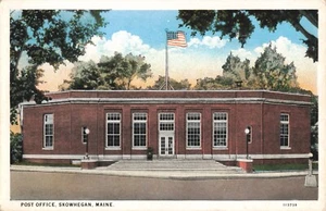 Postkarte Post Skowhegan Maine R594 - Bild 1 von 2