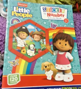 FISHER PRICE Little People Sticker By Number ACTIVITY BOOK FREE SHIPPING - Picture 1 of 2