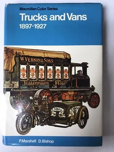 Trucks and Vans 1897-1927 MacMillan Color Series 1972 1st US Edition HC DJ  - Bild 1 von 12