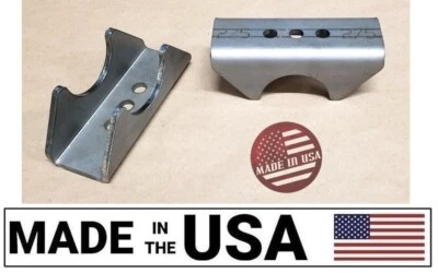 [SR] Anti-Wrap Leaf Spring Perches Set FOR Dana 44 / Jeep CJ7 / 2.75" Axle tube - Image 1 of 2