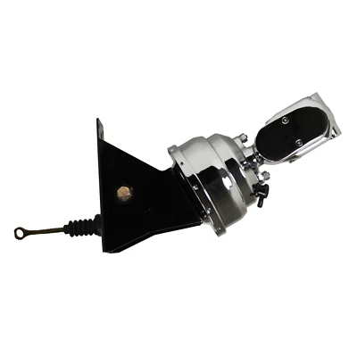1966-1977 Ford Bronco Chrome Power Brake Booster & Master - Freios a disco - Imagem 1 de 3