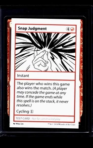 2024 MTG Magic the Gathering Mystery Booster 2 Playtest Thanos Snap Judgment - Picture 1 of 2