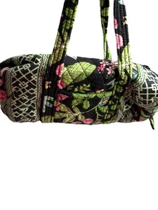 Retired VERA BRADLEY Botanica Small 11" Duffel Travel Bag Shoulder 2007 - Picture 1 of 10