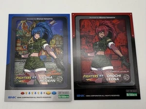 SDCC 2025 EXCLUSIVE Kotobukiya Promo Trading Card King Of Fighters Leona Orochi - Picture 1 of 1