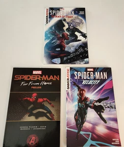 3 Marvel's Spider-Man Paperback: Il gatto nero colpisce, velocità, lontano da casa - Foto 1 di 7
