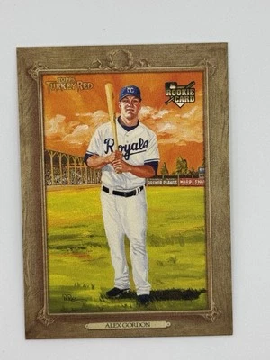 2007 Topps Turkey Red Baseball Alex Gordon RC Rookie Kansas City Royals - Image 1 of 2
